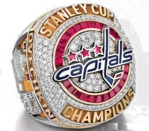 New  Championship Ring Washington Capitals OVECHKIN Stanley Cup FREE SHIPPING Cover