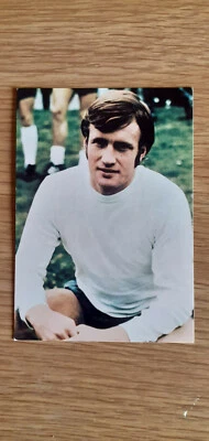 Tommy Wright Everton & England 1970 German Bergmann-Verlag WC Card - Image 1 of 2