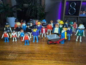 29 Vintage Playmobil Figuren - Geobra 1974 1981 Restposten Konvolut - Bild 1 von 13