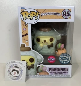 Sanrio Hello Kitty & Friends #95 Pompompurin Halloween Funko Pop! Flocked New - Picture 1 of 6