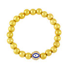 Bracelets mauvais œil plaqués or 18 carats, bijoux de luxe à la mode pour...