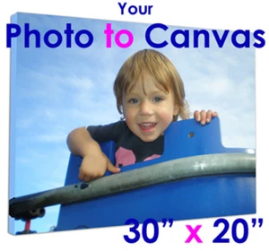 Canvas Print Photo Printed to A1 CANVAS 30"x20" Present or Gift - Picture 1 of 1