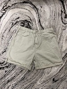 IZOD PFX Beige Beach Shorts Size Large Men’s With Pockets Elastic Waist Rare - Picture 1 of 5