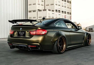 GT Style Adjustable Bracket Spoiler Wing for BMW M2 M3 M4 M5 M6 Unpainted ABS - Image 1 of 4