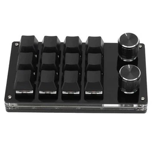 Clavier Macro Programmable Clavier Jeu à Une Main Rvb à 12 Touches Clavier Ma... - Photo 1/9