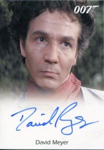 James Bond 50th Anniversary Series 1 Autograph Card David Meyer