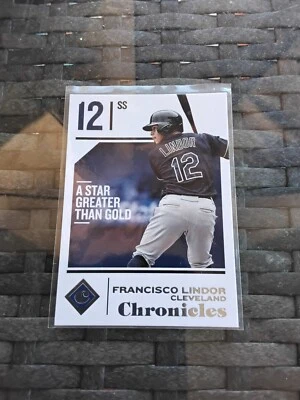 2018 Panini Chronicles #55 Francisco Lindor Cleveland Indians  - Image 1 of 2