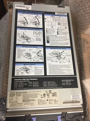IBM 8843-4RU Blade Center Server 2GB RAM 73GB Hard Drive - Image 1 of 4
