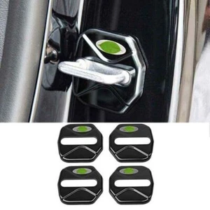 2015- 2020 2021 4PCS Cover Trim For Ford Edge Black Steel Door Lock Protection - Picture 1 of 6