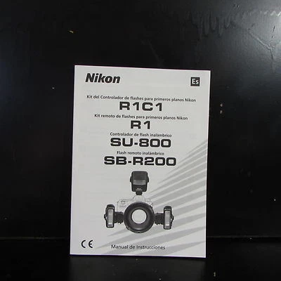 Nikon R1C1 SU-800 R1 SB-R200 Manual De Instrucciones Español ES O401739 Foto 1 de 2
