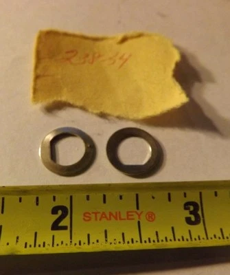 2 NOS D.A.M. QUICK 238 FISHING REEL Steel D Washers 238-54