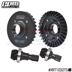 GPM Carbon alloy steel front + rear Diff gear 32/10T for Traxxas Xmaxx XRT 1/6 - Picture 1 of 4