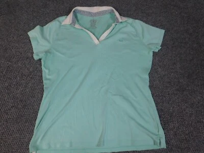 Izod Mujer Blusa Mediana Azul Polo Pullover Foto 1 de 4