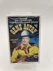 GENE AUTRY - GREATEST HITS CASSETTE TAPE VINTAGE CLASSIC COUNTRY 1992 SEALED NEW - Picture 1 of 6