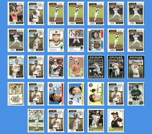 Baltimore Orioles – Topps Heritage, Allen & Ginter - 33 Card Lot - Picture 1 of 19