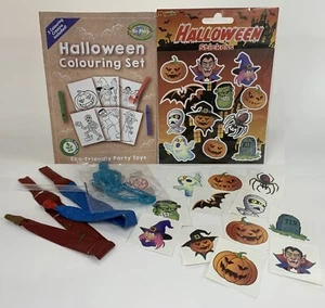 Halloween Pre Filled Party Bag Pack - Trick or Treat Fun Gift Activity Bags - Picture 1 of 3