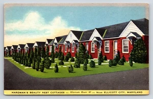 Postal Hardman's Beauty Rest Cotages cerca de Ellicott City, Maryland - Imagen 1 de 2