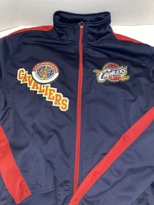 Cleveland Cavaliers Men's Size L Lightweight Track Jacket- Image On Back- LOOK!! - Picture 1 of 6