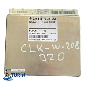 0295457032 ABS control unit for MERCEDES-BENZ CLK (BM 208) COUPE 320 (208.365) - Picture 1 of 2
