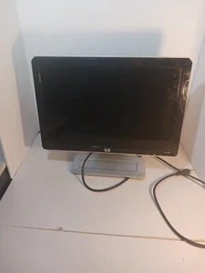 HP Pavilion w1907 19" Widescreen LCD Computer PC Monitor, Built in Speakers, DVI - Picture 1 of 4