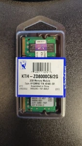 4GB (2X 2GB) KINGSTON PC2-6400 DDR2 LAPTOP SODIMM MEMORY RAM - Picture 1 of 2