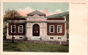 Cartolina UDB ME del 1900 Berlino Biblioteca pubblica Maine edificio storico non affrancato - Foto 1 di 2