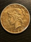 1925 Circulated Peace Silver 1 One Dollar US Coin