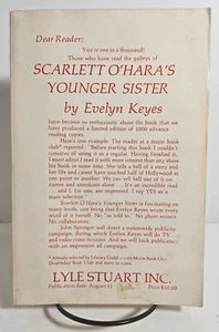 Scarlett O'hara's Younger Sister by Evelyn Keyes, 1977 First Edition - Picture 1 of 11