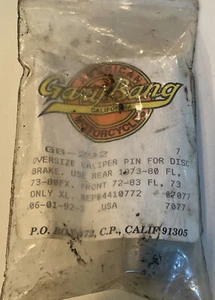 FL  FX  XL MOUNTING BRAKE CALIPER MOUNTING PIN  REPLACES HARLEY 44107-72 NOS - Picture 1 of 2