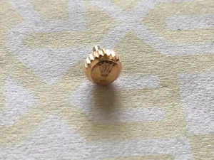ROLEX 18KT ROSE GOLD VINTAGE CROWN 100% GENUINE 5.13MM #W762 - BOX1 - Picture 1 of 6