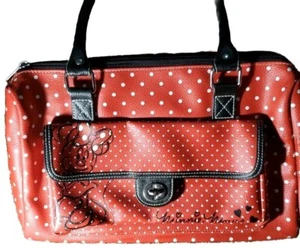 Disney Parks Minnie Mouse Red Polka Dot Handbag Purse Bag Vintage Walt Disney Wd - Picture 1 of 9