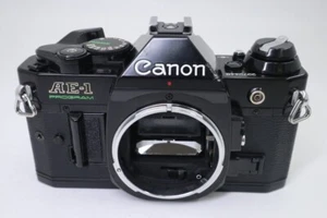 Canon AE-1 PROGRAM Black Body SLR Film Camera from Japan (f03135) - Picture 1 of 10