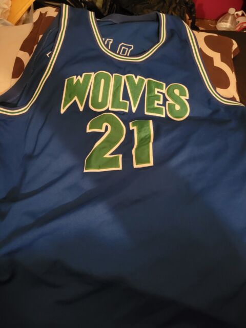 Youth Mitchell & Ness Kevin Garnett Blue Minnesota Timberwolves 1995-96 Hardwood Classics Swingman Jersey