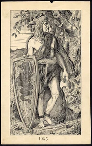 Antique Drawing-AMBIORIX-BELGAE-HISTORICAL FIGURE-ITEM 1055-Gerard Claes-1900 - Picture 1 of 1