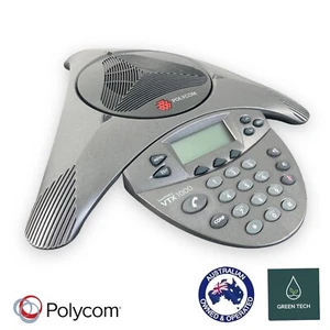 POLYCOM SOUNDSTATION VTX1000 CONFERENCE PHONE ~ NO BOX - Picture 1 of 7