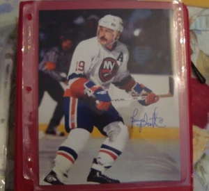 Bryan Trottier AUTOGRAPH 8 X10 Colour Photo New York Islanders - Picture 1 of 4