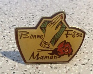 Pin's Fête des mères - Bonne fête maman (bijou et fleur) - Picture 1 of 1