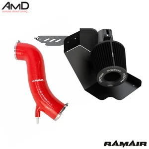 Fiesta ST180 Ramair Ansaugkit - Rot Ansaugrohr, Luftfilter & Hitzeschild - Bild 1 von 2
