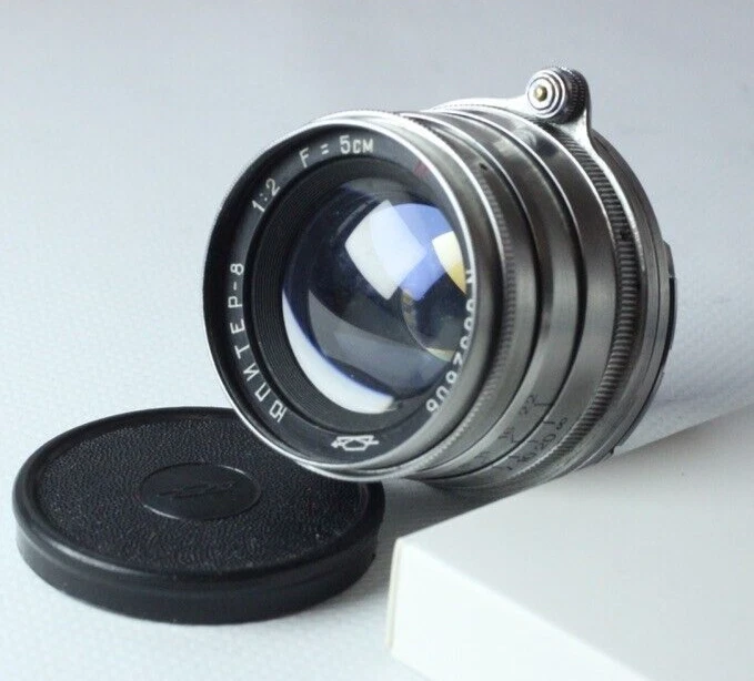 JUPITER-8 f2 50mm  M39 Lens for Leica Rangefinder Vintage Soviet Photo Optic - Image 1 of 4