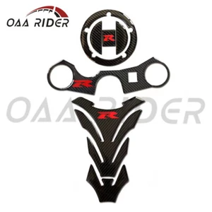 Carbon Fiber Tank Pad Cover Sticker For Suzuki GSXR1000 K7 K8 GSXR600 750 06-17 - Picture 1 of 10