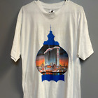 Vintage kurzärmeliges T-Shirt Fruit Of The Loom Trump Taj Mahal Grafik Erwachsene XL