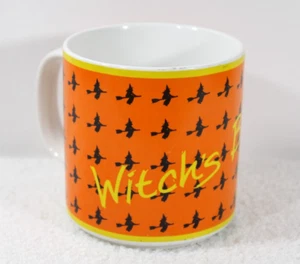 Tazza caffè birra strega Halloween autunno autunno tazza di Silvestri strega scopa vintage - Foto 1 di 9