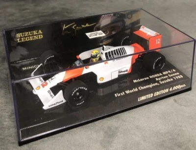 Minichamps F1 1:43 A Senna McLaren Honda MP4-4 First World Champion, Suzuka 1988 - Image 1 of 4