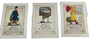 VTG Molly An American Girl Series Set 1, 2, 6, Paperback Lot, #2 IsFirst Edition - Picture 1 of 5