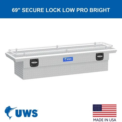 FOR 2002-2010 Dodge Ram 1500 69" Secure Lock Crossover Truck Tool Box - Image 1 of 4