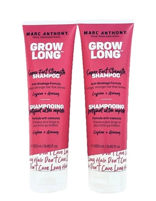 2 Pk Grow Long Super Fast Strength Shampoo By Marc Anthony 8.4 FL OZ (250ml) - Image 1 of 2