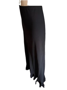 MSK Abend Cocktail Party Rock schwarz lang elegant transparent gefüttert Gummibund 12 - Bild 1 von 9