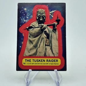 1977 Topps Star Wars Stickers The Tusken Raider #14 - Picture 1 of 2