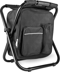 Kikerike Rucksack Hocker Kühlstuhl Schwerlast 400 Pfund maximale Belastung tragbar  - Bild 1 von 12