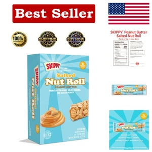 SKIPPY Erdnussbutter gesalzene Nussrolle - 24 einzeln verpackte Schokoriegel - Bild 1 von 7
